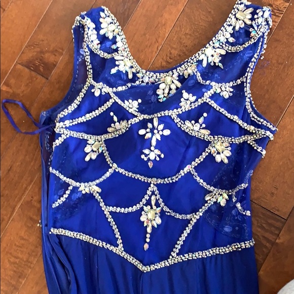 Blue Formal Dress - Picture 2 of 2